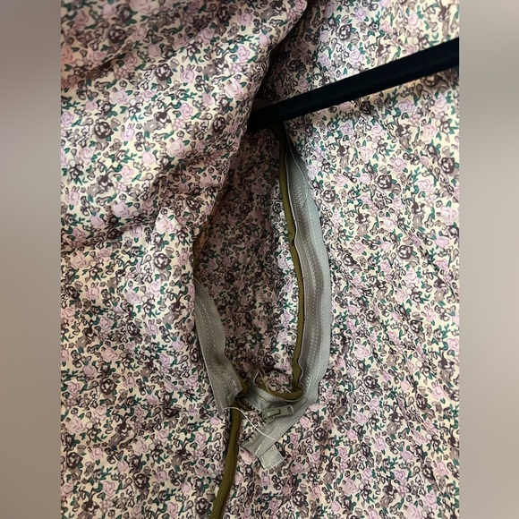 Quilted patchwork floral lightweight jacket convertible vest! - Picture 4 of 8